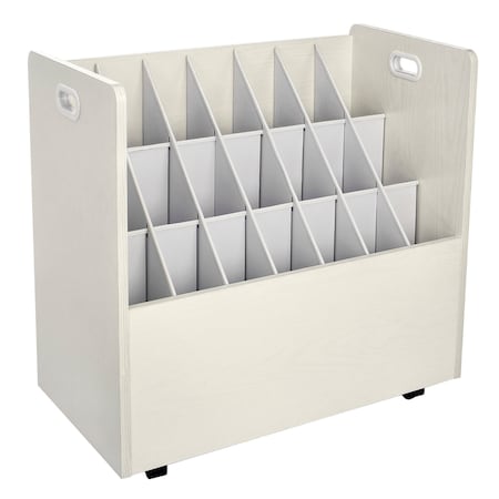 Adiroffice White, MDF Wood, 30 in W, 28.5 in L, 15.75 in D ADI625-WHI-MK